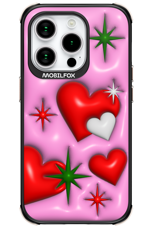 Holiday Hearts - Apple iPhone 15 Pro