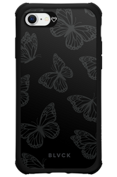 Black Butterflies - Apple iPhone 8