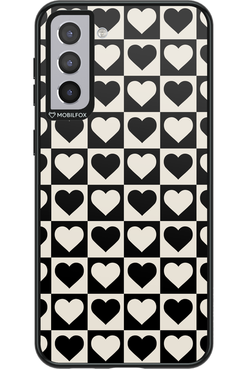 Checkered Heart - Samsung Galaxy S21+