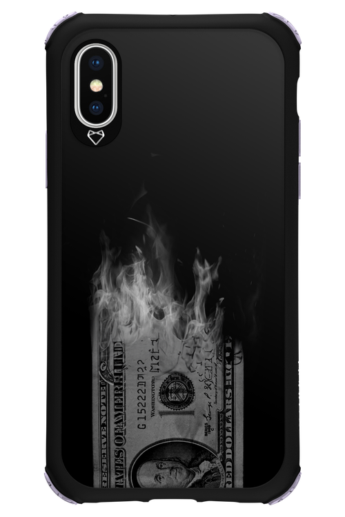 Money Burn B&W 2.0 - Apple iPhone XS