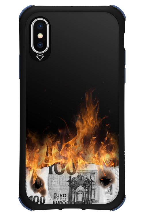 Money Burn Euro - Apple iPhone XS