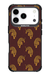 Burgundy Leopard Pattern - Apple iPhone 17 Pro