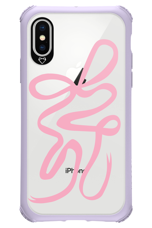 Pink Bow - Apple iPhone X