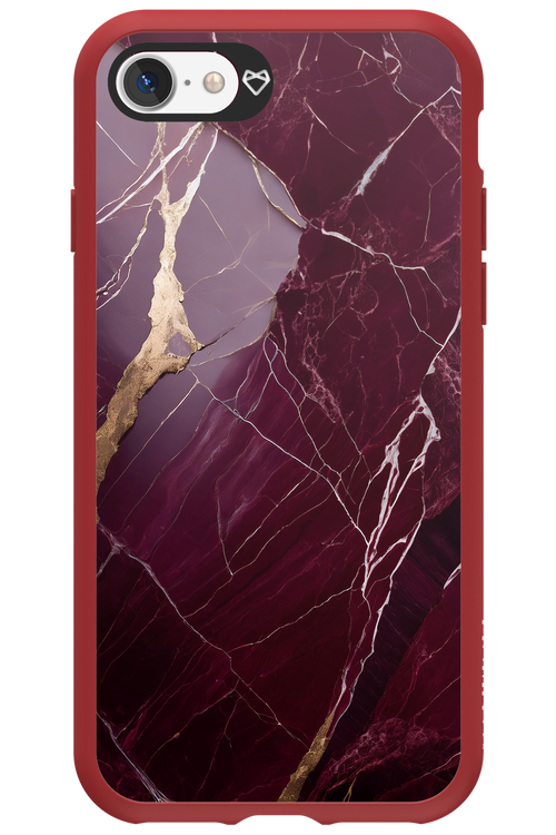 Burgundy Marble - Apple iPhone 7