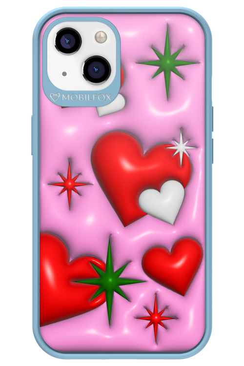 Holiday Hearts - Apple iPhone 13