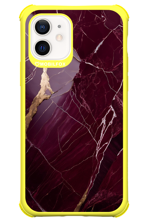 Burgundy Marble 2.0 - Apple iPhone 12