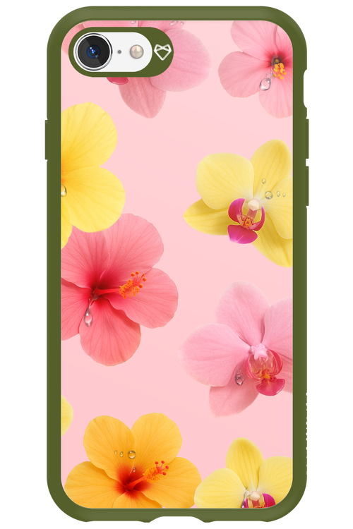 Sunset Flowers - Apple iPhone 8