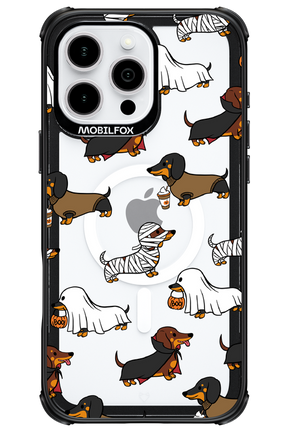 Scary Dachshund (Transparent) - Apple iPhone 16 Pro Max