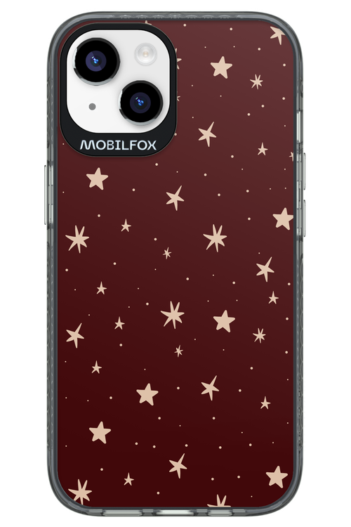 Burgundy Stars - Apple iPhone 14