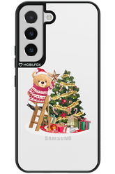 Christmas Bear (Transparent) - Samsung Galaxy S22