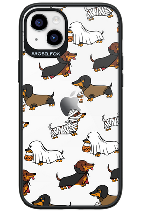 Scary Dachshund (Transparent) - Apple iPhone 14 Plus
