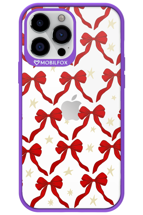 Bow & Stars (Transparent) - Apple iPhone 13 Pro Max