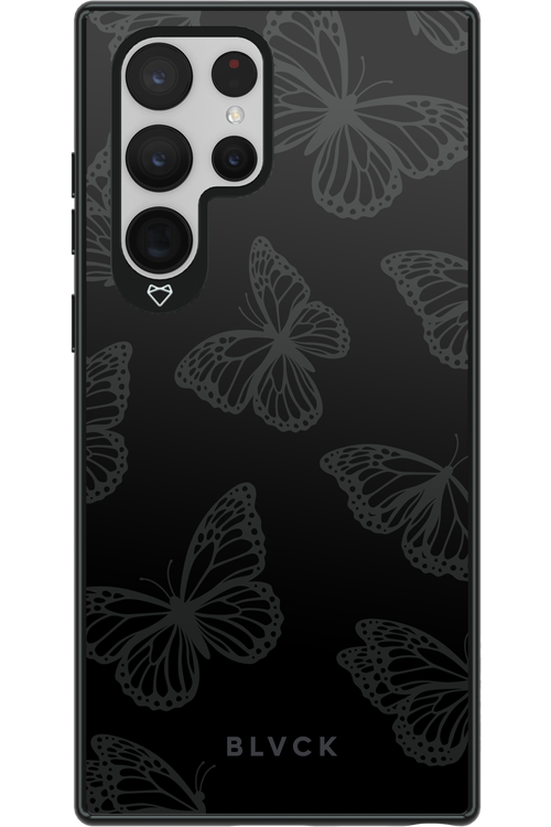 Black Butterflies - Samsung Galaxy S22 Ultra