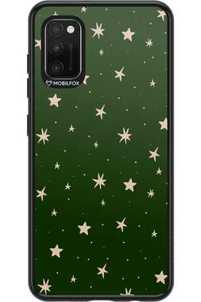 Forest Green Stars - Samsung Galaxy A41