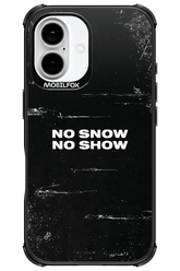 No snow, no show - Apple iPhone 16