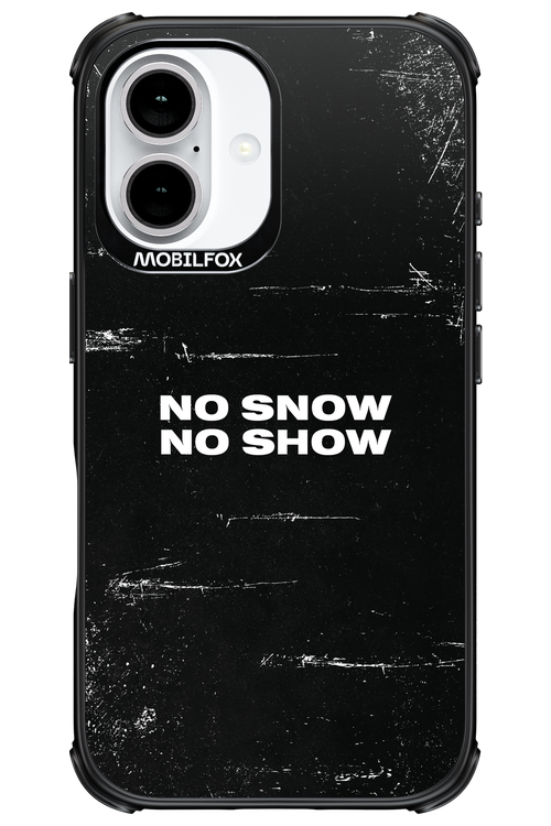 No snow, no show - Apple iPhone 16