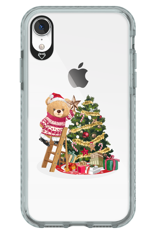 Christmas Bear (Transparent) - Apple iPhone XR
