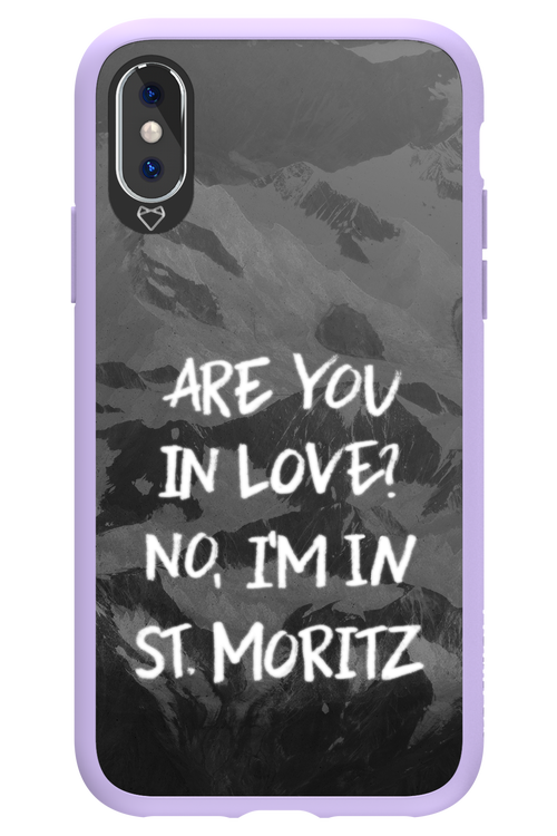 I'm in St. Moritz - Apple iPhone XS