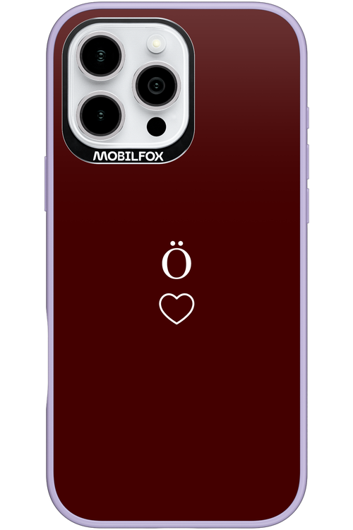 O Burgundia II 2.0 - Apple iPhone 16 Pro Max