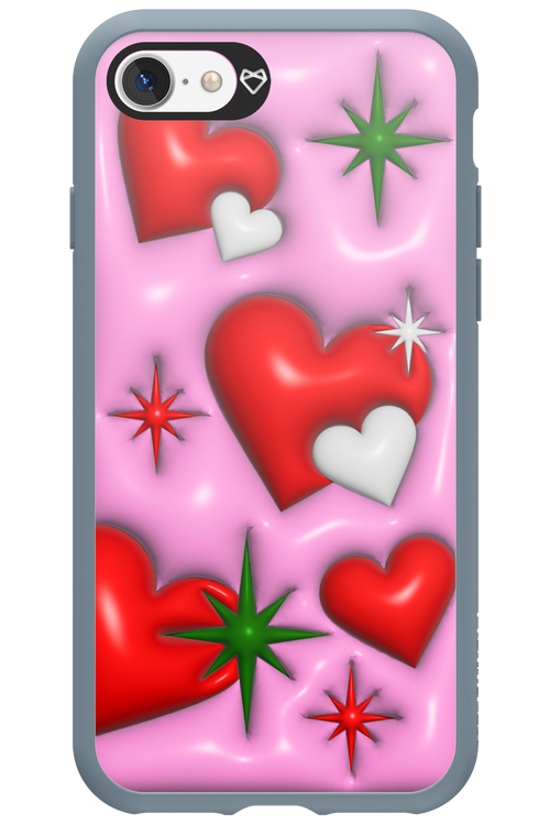 Holiday Hearts - Apple iPhone 7