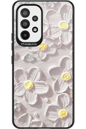 White Flowers - Samsung Galaxy A53