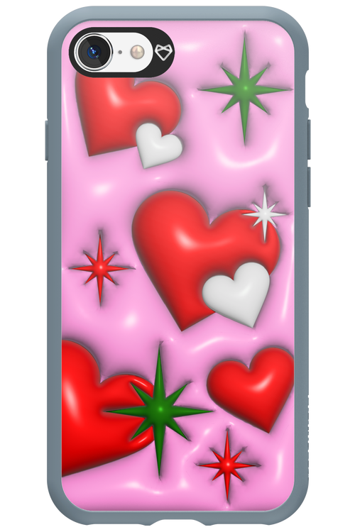 Holiday Hearts - Apple iPhone SE 2020