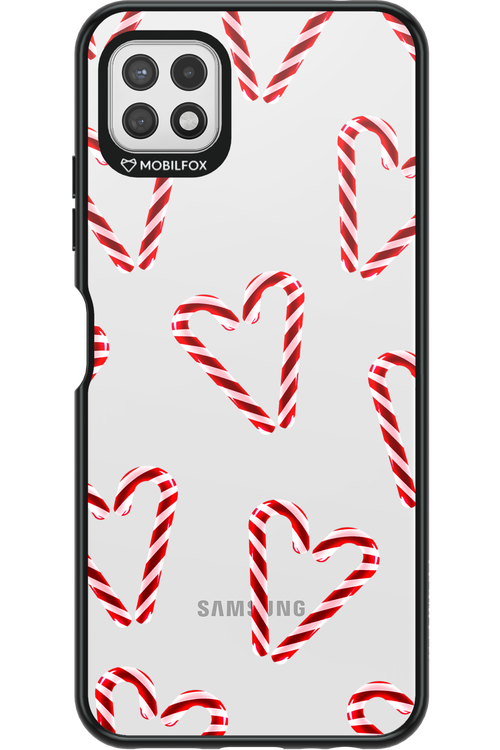 Candy Cane Hearts - Samsung Galaxy A22 5G