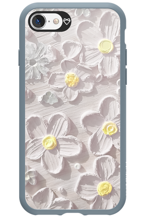 White Flowers - Apple iPhone SE 2020