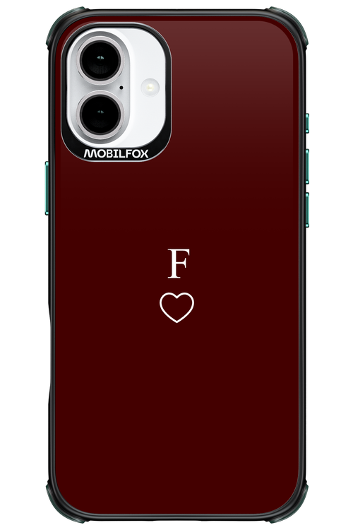 F Burgundia 2.0 - Apple iPhone 16 Plus