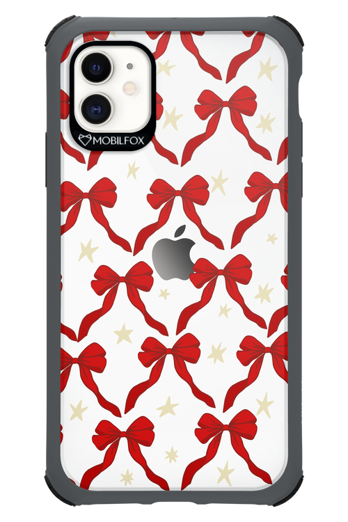 Bow & Stars (Transparent) - Apple iPhone 11