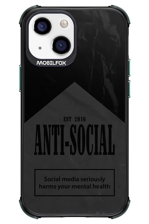 ANTI-SOCIAL (BLVCK) 2.0 - Apple iPhone 13 Mini