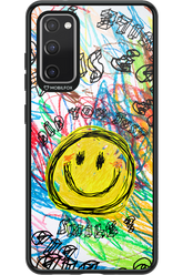 Crayon Smiley Colorful - Samsung Galaxy S20 FE