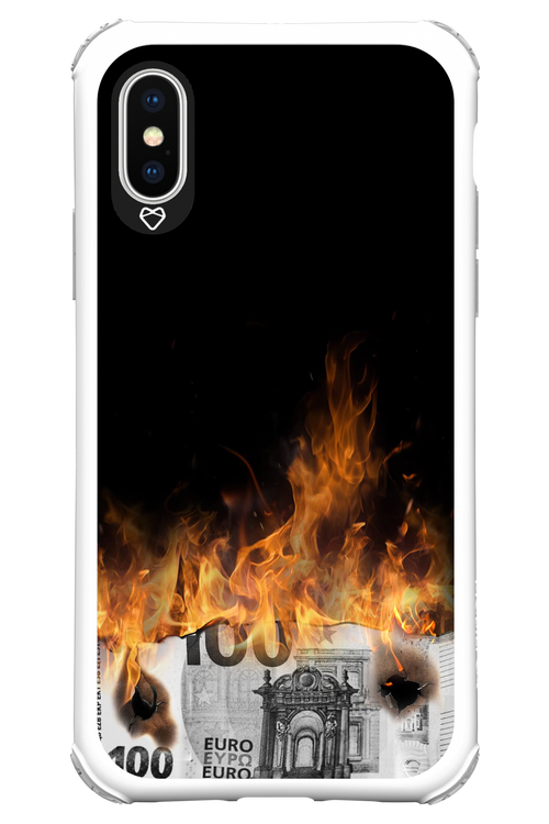 Money Burn Euro - Apple iPhone X