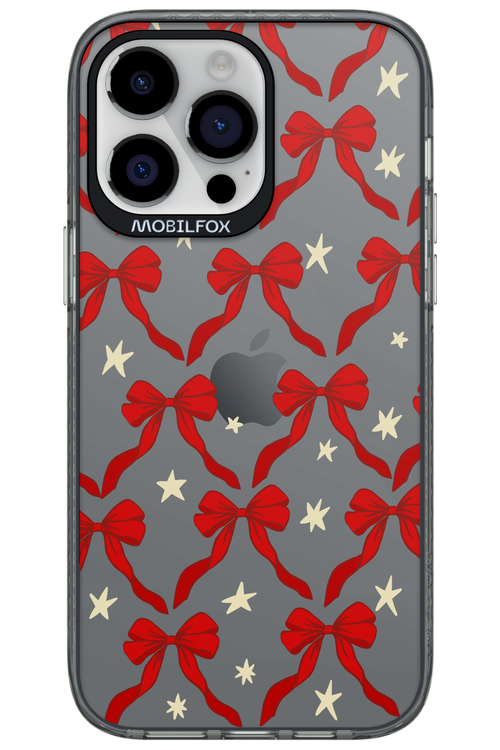 Bow & Stars (Transparent) - Apple iPhone 14 Pro Max
