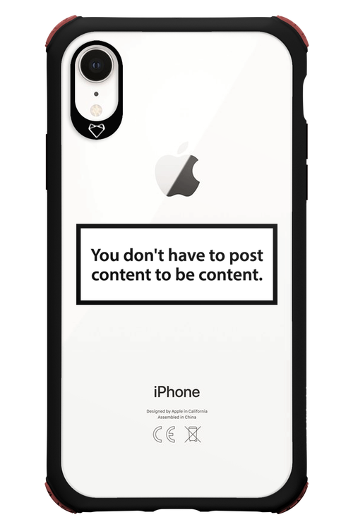 Content - Apple iPhone XR