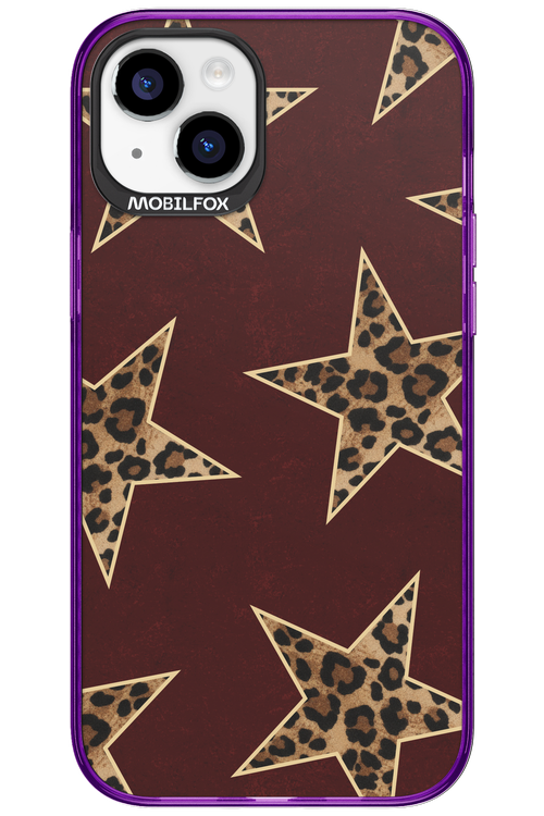 Wild Stars Burgundy - Apple iPhone 15 Plus