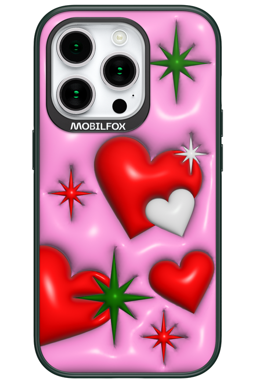 Holiday Hearts - Apple iPhone 15 Pro