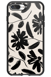 Monochrome Flowerss 2.0 - Apple iPhone 8 Plus