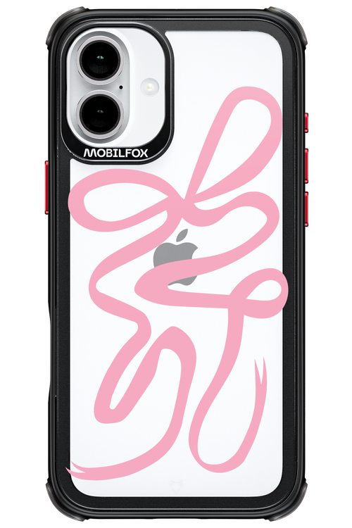 Pink Bow - Apple iPhone 16 Plus
