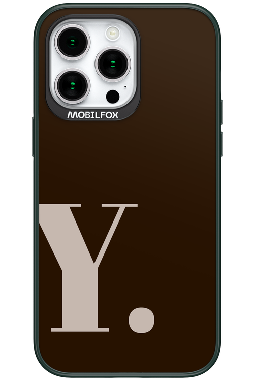 Y (Mokka Foam) - Apple iPhone 15 Pro Max