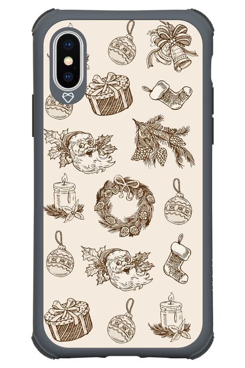 Christmas Paper - Apple iPhone XS