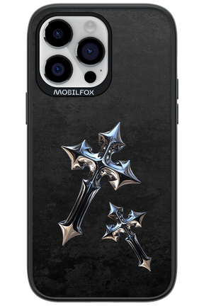 Chrome Crosses - Apple iPhone 14 Pro Max