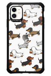 Scary Dachshund (Transparent) - Apple iPhone 11