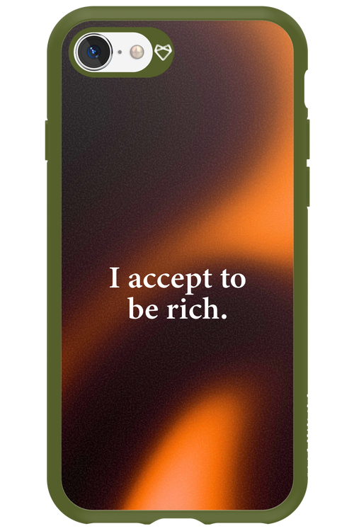 I accept to be rich - Apple iPhone 8