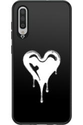 Heart Black - Samsung Galaxy A70