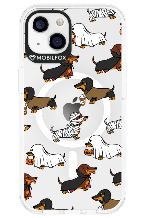 Scary Dachshund (Transparent) - Apple iPhone 13