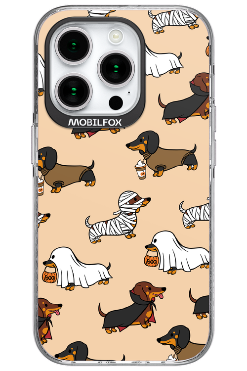 Scary Dachshund - Apple iPhone 15 Pro
