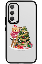 Christmas Bear (Transparent) - Samsung Galaxy A54