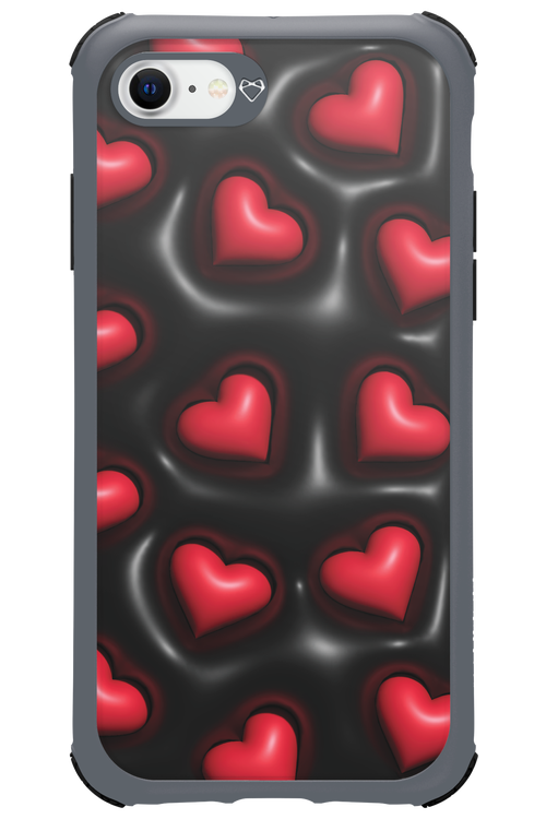 Hearts in love - Apple iPhone 7