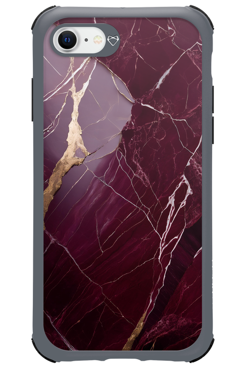 Burgundy Marble - Apple iPhone 7